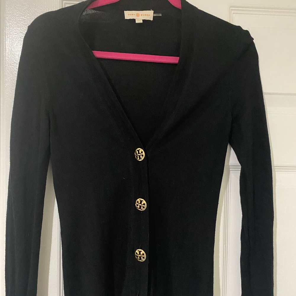 Tory Burch - Simone Button-Front Wool Cardigan - image 2